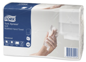 471135-00 Tork Xpress H2 Advanced полотенца сложение Multifold, белые, 21*23.4, (190 листов), 20 шт
