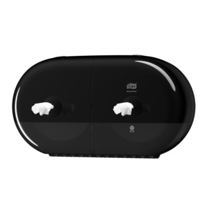 682008-00 Tork SmartOne® двойной диспенсер для туалетной бумаги в мини-рулонах, черный, T9