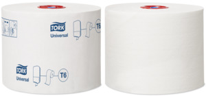 127540-20 Tork Universal туалетная бумага Mid-size в миди-рулонах, T6, упак. 27 рул.
