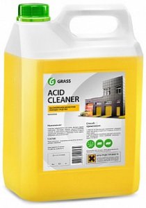 Индустриальный очиститель и обезжириватель на водной основе GraSS "Acid Cleaner", 5.9кг.