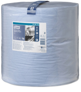 130070-06 Tork Advanced W1 протирочная бумага повышенной прочности в рулоне голубая, 1000 листов
