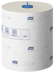 120067-02 Tork Matic H1 Advanced  полотенца в рулонах (целлюлоза), белые  (600 листов), 6 шт