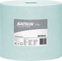 457019 Нетканый протир. материал KATRIN Plus Poly Roll, голубой, 32,5х36х5 см, 200м, 550 л., упак 1р