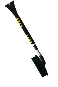 RR907 Телескопическая щетка с мягкой ручкой и скребоком 117 см