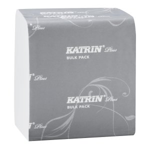89735 Бумага туалетная в листах Katrin Plus Bulk Pack, 2 сл, 230*103, 200 листов, упак 42 пачек