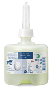 420652-60 Tork Premium жидкое мыло-шампунь люкс, 0,475л., S2, для тела и волос